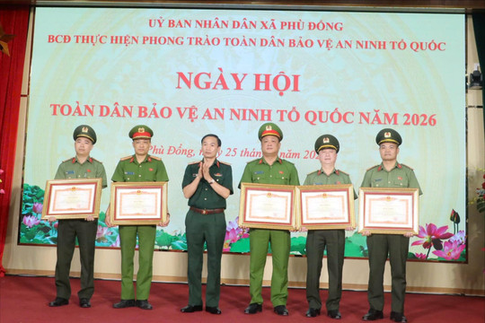 Xã Phù Đổng: Sôi nổi phong trào bảo vệ an ninh Tổ quốc
