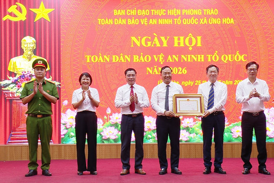 Ứng Hòa phát huy sức mạnh toàn dân bảo vệ an ninh Tổ quốc