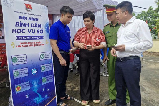 Xã Phú Xuyên: Kiện toàn Tổ chuyển đổi số cộng đồng ở các thôn