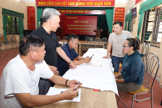 Chương Mỹ tăng tốc làm sạch dữ liệu đất đai