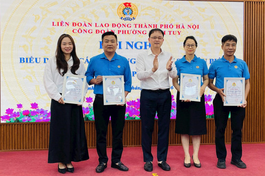 Phường Vĩnh Tuy kỷ niệm 97 năm Ngày thành lập Công đoàn Việt Nam