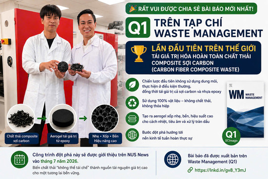 Người Việt góp phần tìm lời giải cho bài toán tái chế vật liệu composite