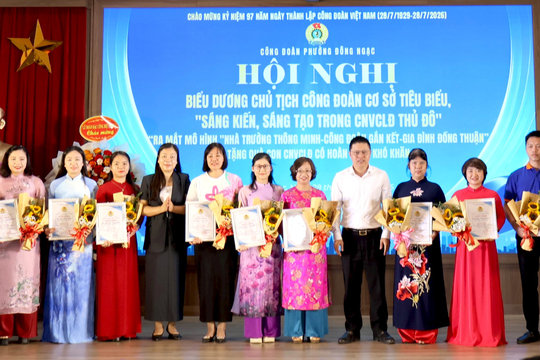 Công đoàn phường Đông Ngạc đổi mới nội dung, phương thức hoạt động