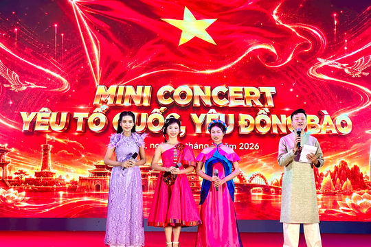 Mini Concert 2026 "Yêu Tổ quốc, yêu đồng bào" kết nối yêu thương hướng về Lai Châu