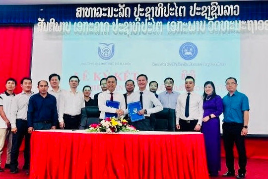 Trường Đại học Thủ đô Hà Nội mở rộng hợp tác giáo dục với bộ, đơn vị của Lào