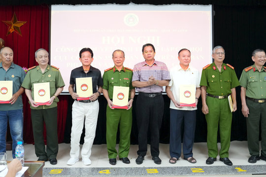 Phường Văn Miếu - Quốc Tử Giám: Kiện toàn 31 Chi hội Cựu Công an nhân dân, phát huy vai trò giữ gìn an ninh cơ sở
