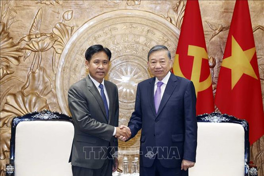 Tổng Bí thư, Chủ tịch nước Tô Lâm tiếp Chánh án Tòa án nhân dân tối cao Lào