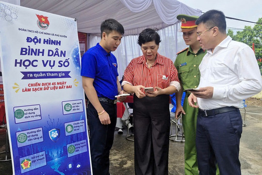Xã Phú Xuyên: Quyết liệt triển khai đợt cao điểm 100 ngày về chuyển đổi số