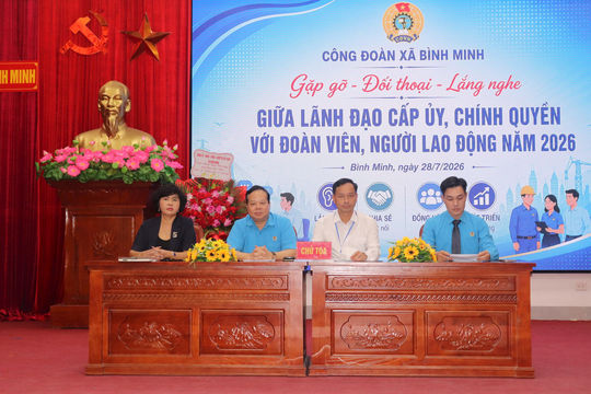 Xã Bình Minh: Đối thoại để lắng nghe, đồng hành cùng người lao động