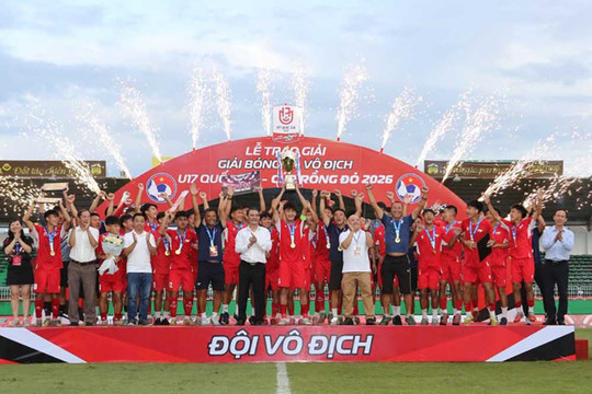 U17 PVF thắng áp đảo U17 Huế, lần thứ 5 vô địch U17 Quốc gia