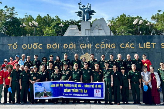 Cựu chiến binh phường Ô Chợ Dừa gương mẫu từ những việc làm thiết thực