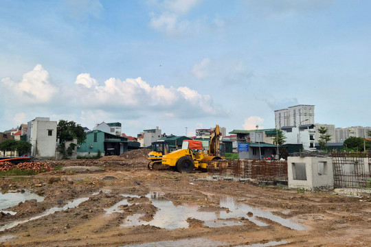 Xã Hoài Đức tổ chức cưỡng chế thu hồi đất phục vụ Dự án khu đấu giá tại thôn Chiền