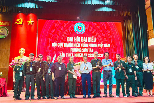 Đại hội đại biểu Hội Cựu TNXP phường Sơn Tây lần thứ I thành công tốt đẹp