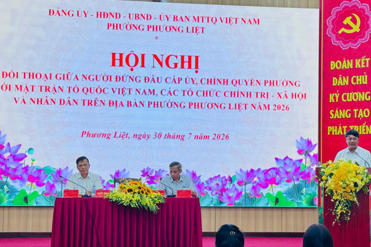 Phường Phương Liệt cam kết giải quyết thỏa đáng các kiến nghị của người dân