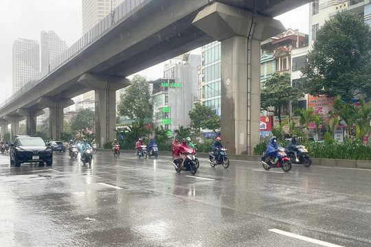 Bắc Bộ mưa rào và dông, cục bộ mưa rất to