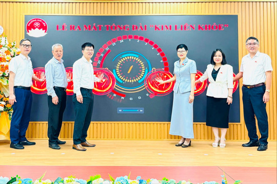 Phường Kim Liên ra mắt mô hình Tổng đài "Kim Liên khỏe"