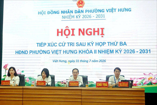 HĐND phường Việt Hưng tiếp xúc cử tri sau kỳ họp thứ ba
