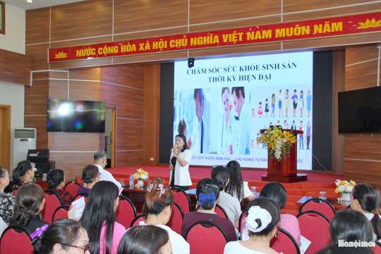 Phường Phú Thượng truyền thông chăm sóc sức khỏe sinh sản, nâng cao chất lượng dân số