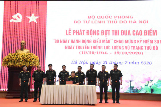 Phát động đợt thi đua cao điểm “80 ngày hành động kiểu mẫu”