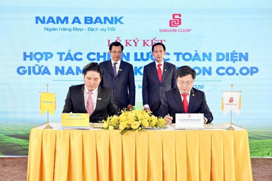 Nam A Bank và Saigon Co.op ký kết thỏa thuận hợp tác chiến lược toàn diện