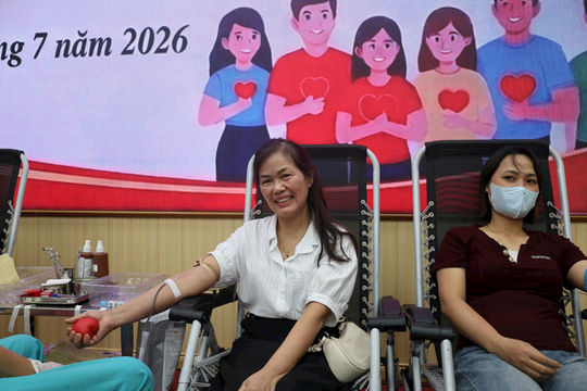 Xã Tiến Thắng: Phong trào hiến máu tình nguyện đã trở thành nét đẹp văn hóa