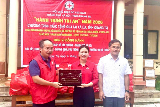 Hành trình nhân đạo của Hội Chữ thập đỏ Hà Nội trên mảnh đất anh hùng