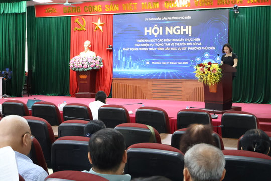 Phường Phú Diễn: Lấy sản phẩm làm thước đo chuyển đổi số