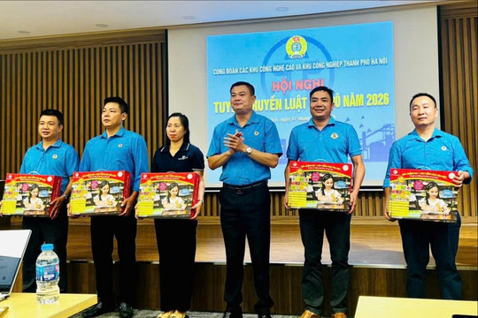 Phổ biến Luật Thủ đô năm 2026 cho cán bộ công đoàn