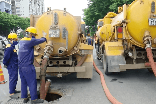 Hà Nội yêu cầu đẩy nhanh tiến độ bàn giao hệ thống thoát nước tại 26 khu đô thị