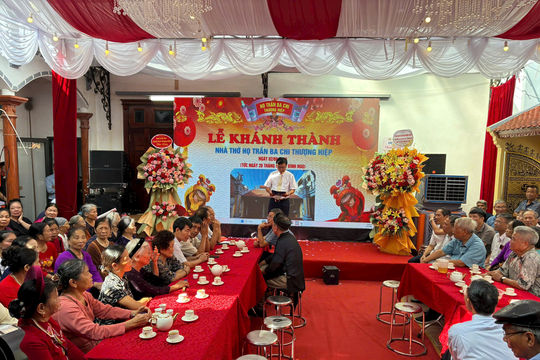 Khánh thành nhà thờ họ Trần ba chi làng Thượng Hiệp