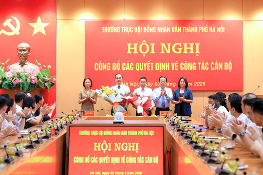 Bổ nhiệm Phó Chánh Văn phòng Đoàn đại biểu Quốc hội và HĐND thành phố Hà Nội