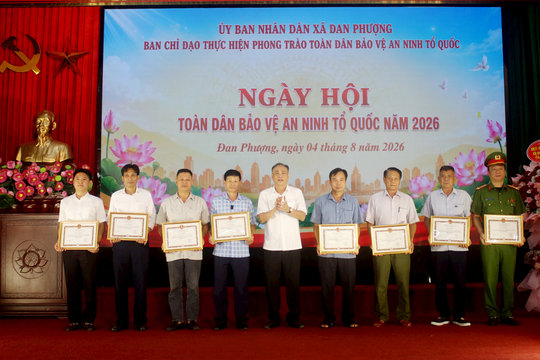 Xã Đan Phượng: Xây dựng thế trận an ninh nhân dân vững chắc