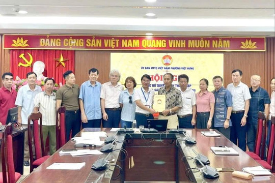 Phường Việt Hưng thành lập Ban Giám sát đầu tư của cộng đồng đối với các dự án trọng điểm