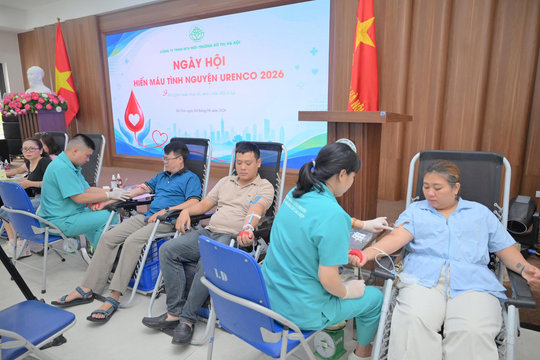 133 cán bộ, công nhân viên URENCO hiến máu tình nguyện