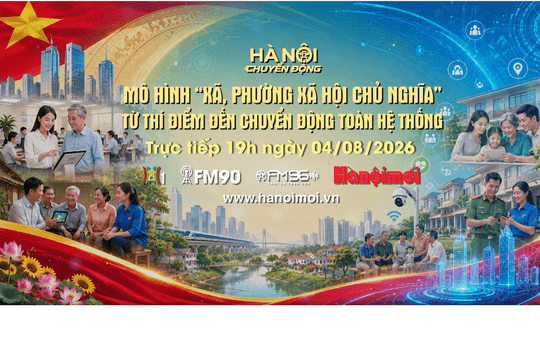 [Trực tiếp] Chương trình "Hà Nội chuyển động" ngày 4-8: Mô hình "Xã, phường xã hội chủ nghĩa" - Từ thí điểm đến chuyển động toàn hệ thống