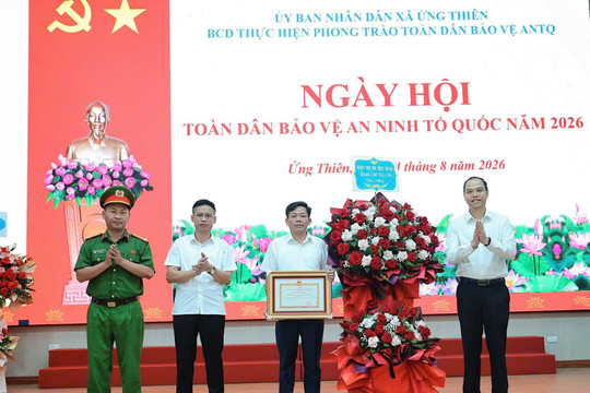 Ứng Thiên: Phát huy sức mạnh đại đoàn kết, củng cố "thế trận lòng dân" từ cơ sở