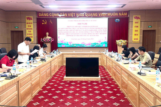 Nhiều mô hình chuyển đổi số ở Cầu Giấy phát huy hiệu quả