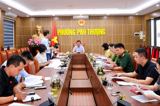 Phường Phú Thượng đẩy mạnh cải cách hành chính, chuyển đổi số trong 6 tháng cuối năm