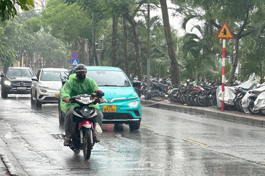 Bắc Bộ tiếp tục có mưa vừa, mưa to nhiều nơi