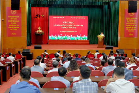 Bồi dưỡng nghiệp vụ cho hơn 200 tuyên truyền viên 5 xã khu vực Sóc Sơn