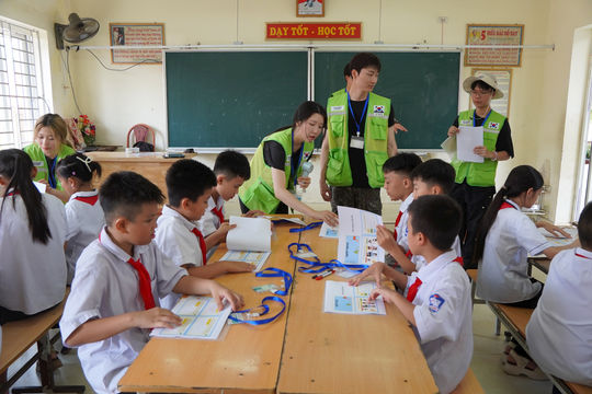 Những lớp học kết nối tình hữu nghị Việt Nam - Hàn Quốc