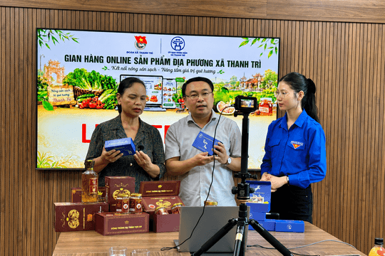 Thanh Trì đưa sản phẩm OCOP lên không gian số