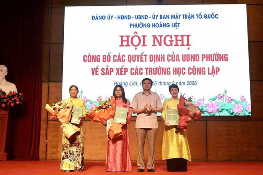 Sắp xếp lại 9 trường công lập trên địa bàn Hoàng Liệt