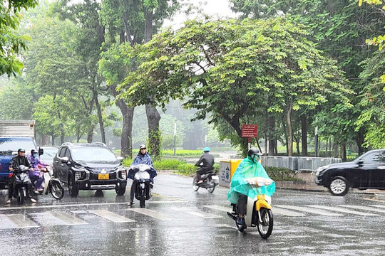 Bắc Bộ mưa lớn, có nơi mưa rất to