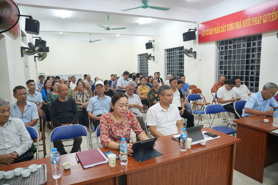 Xã Thuận An: Nâng chất lượng sinh hoạt chi bộ sau sắp xếp thôn, tổ dân phố