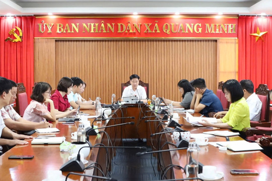 Xã Quang Minh: Tăng tốc thực hiện các nhiệm vụ trọng tâm về chuyển đổi số