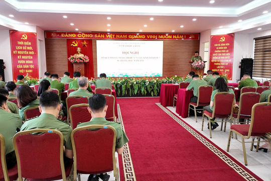 Cụm thi đua số 11 Công an thành phố Hà Nội sơ kết phong trào thi đua "Vì an ninh Tổ quốc"