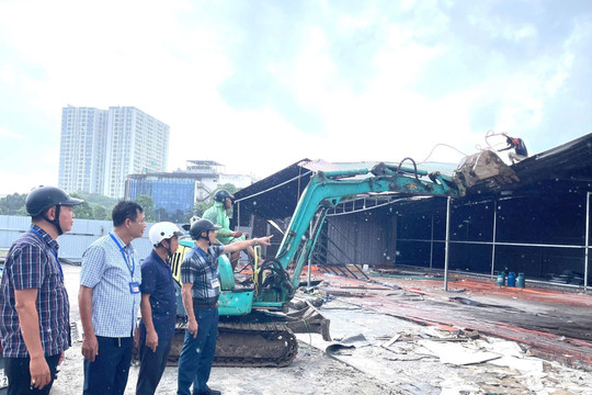 Phường Thanh Liệt quyết liệt xử lý vi phạm đất đai, trật tự xây dựng