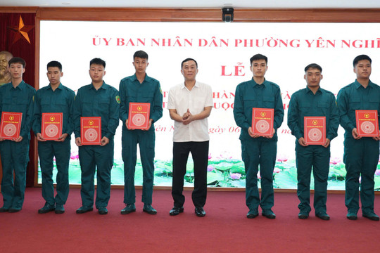 Phường Yên Nghĩa nâng cao năng lực quốc phòng ở cơ sở