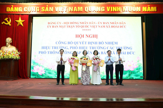 Xã Hoài Đức: Giảm số lượng để nâng cao chất lượng cơ sở giáo dục công lập